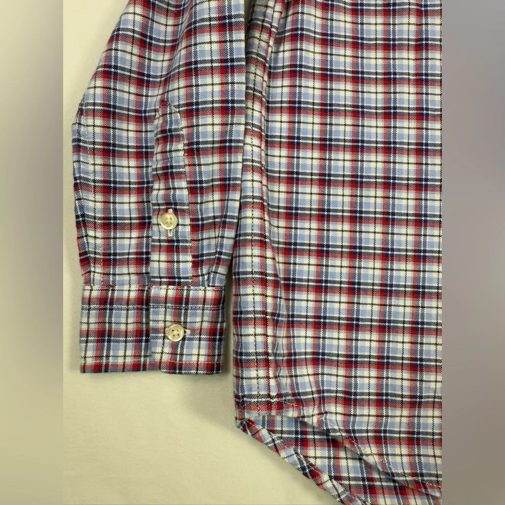RALPH LAUREN‎ Boys’ Heavyweight Tartan Plaid Long Sleeve Casual Button Down 6